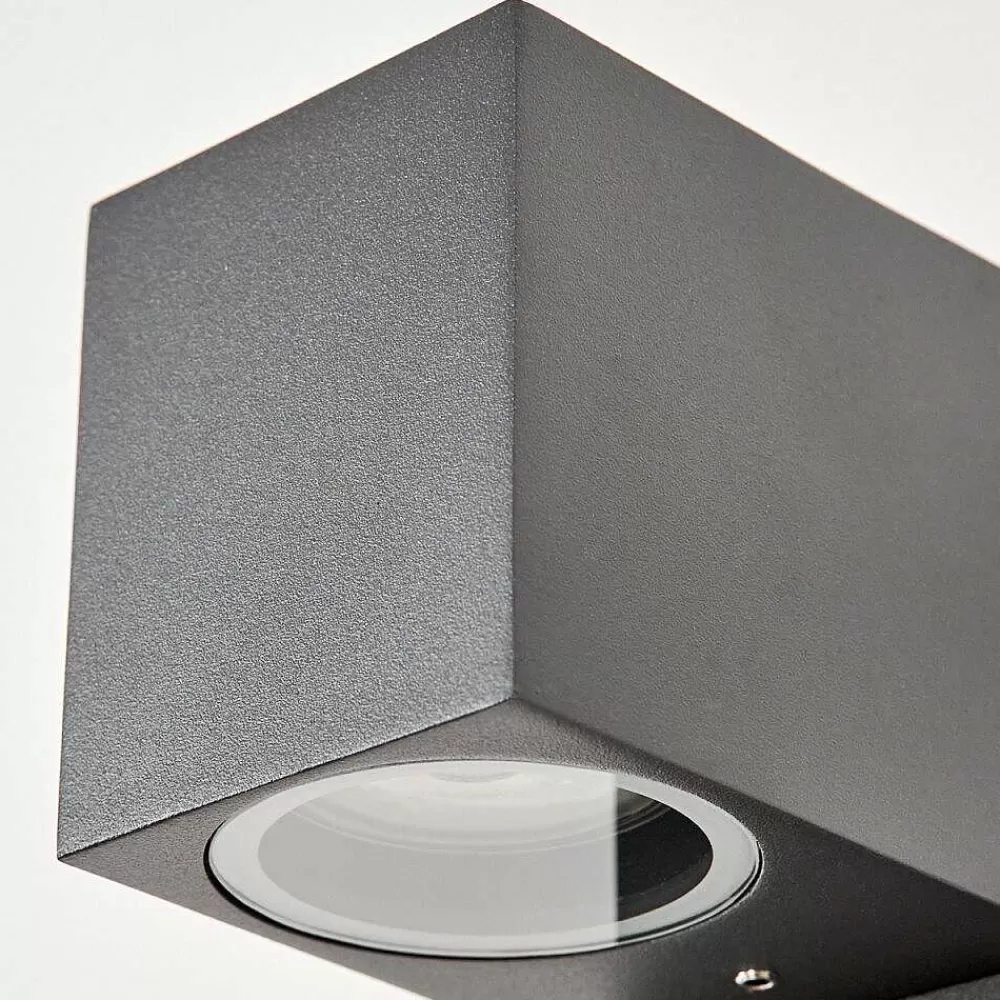 hofstein Applique Murale D'Exterieur Kingstown Anthracite, Transparent, 1 Lumiere, Detecteur De Mouvement