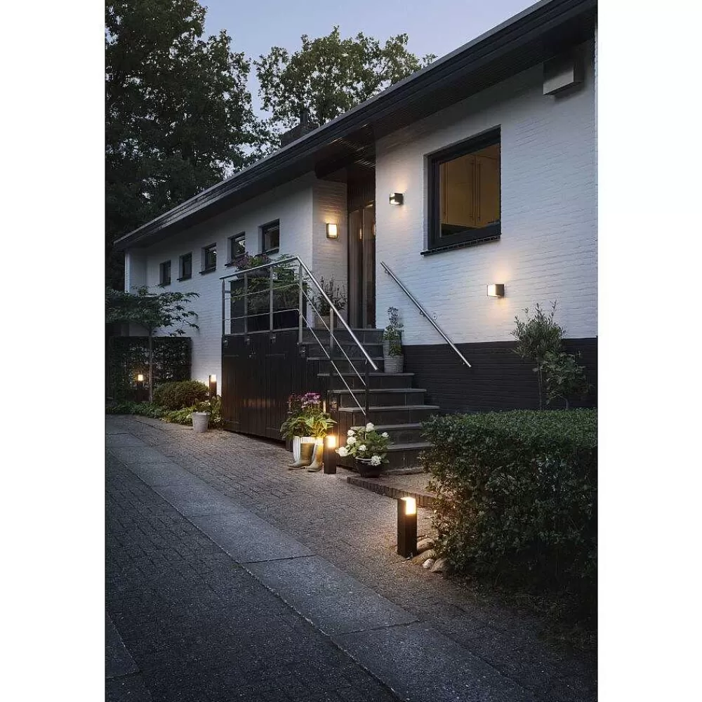 Luminaires Philips Applique Murale D'Exterieur Philips Hue White Fuzo Led Noir, 1 Lumiere