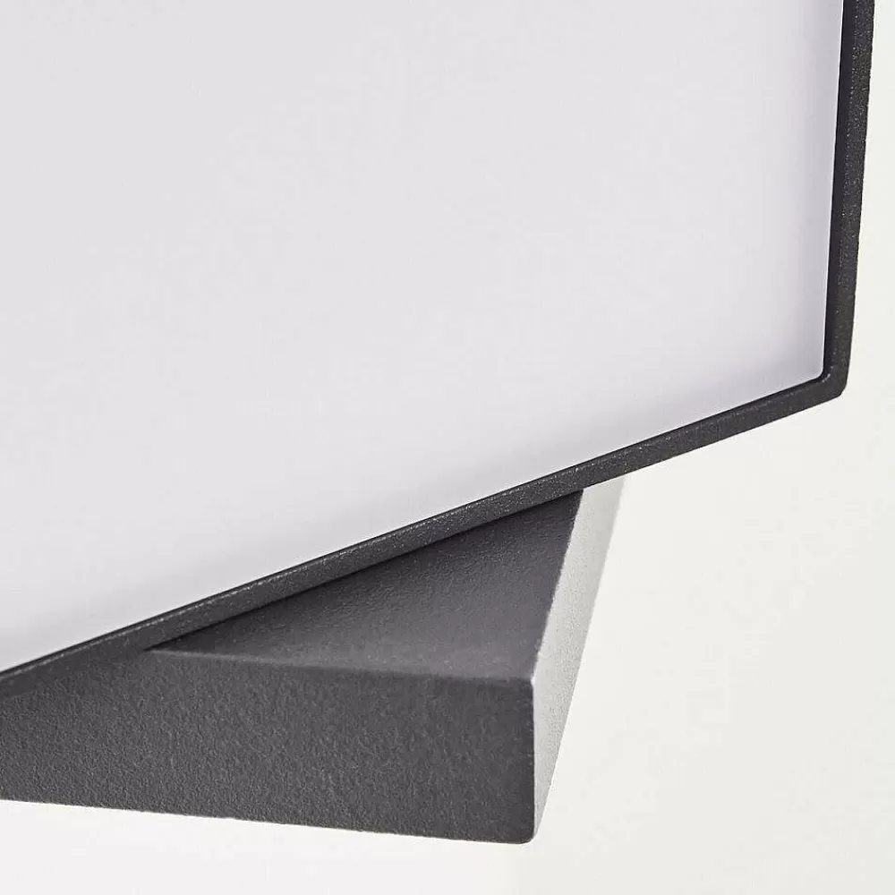 hofstein Applique Murale D'Exterieur Swanek Led Anthracite, 1 Lumiere, Detecteur De Mouvement