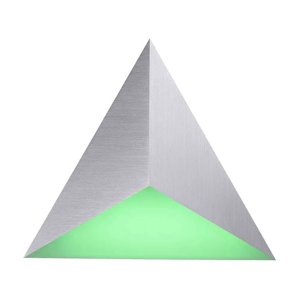 Paul Neuhaus Q-Serie Applique Murale Paul Neuhaus Neuhaus Q-Tetra Master Led Nickel Mat, 1 Lumiere, Telecommandes, Changeur De Couleurs