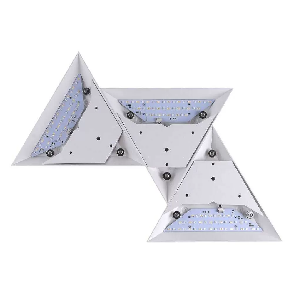 Paul Neuhaus Q-Serie Applique Murale Paul Neuhaus Neuhaus Q-Tetra Satellit Led Nickel Mat, 1 Lumiere, Telecommandes