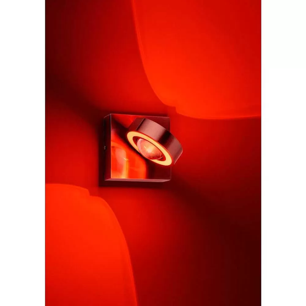 Paul Neuhaus Q-Serie Applique Murale Paul Neuhaus Q-Mia Led Argente, 2 Lumieres, Telecommandes, Changeur De Couleurs