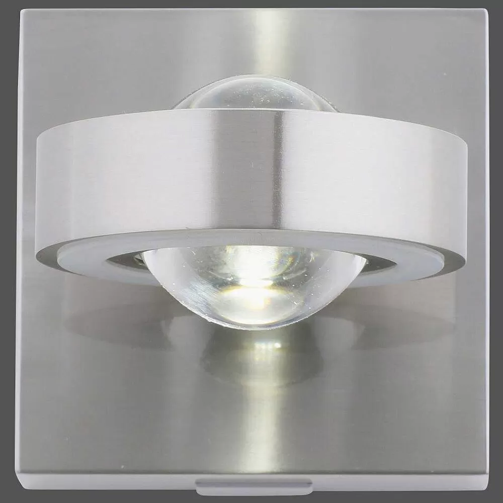 Paul Neuhaus Q-Serie Applique Murale Paul Neuhaus Q-Mia Led Argente, 2 Lumieres, Telecommandes, Changeur De Couleurs