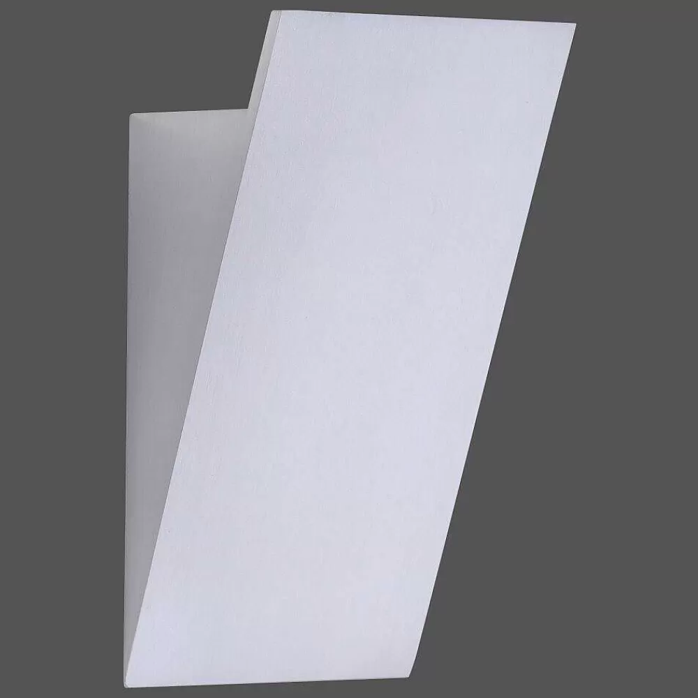 Paul Neuhaus Q-Serie Applique Murale Paul Neuhaus Q-Wedge Led Aluminium, 1 Lumiere, Telecommandes, Changeur De Couleurs