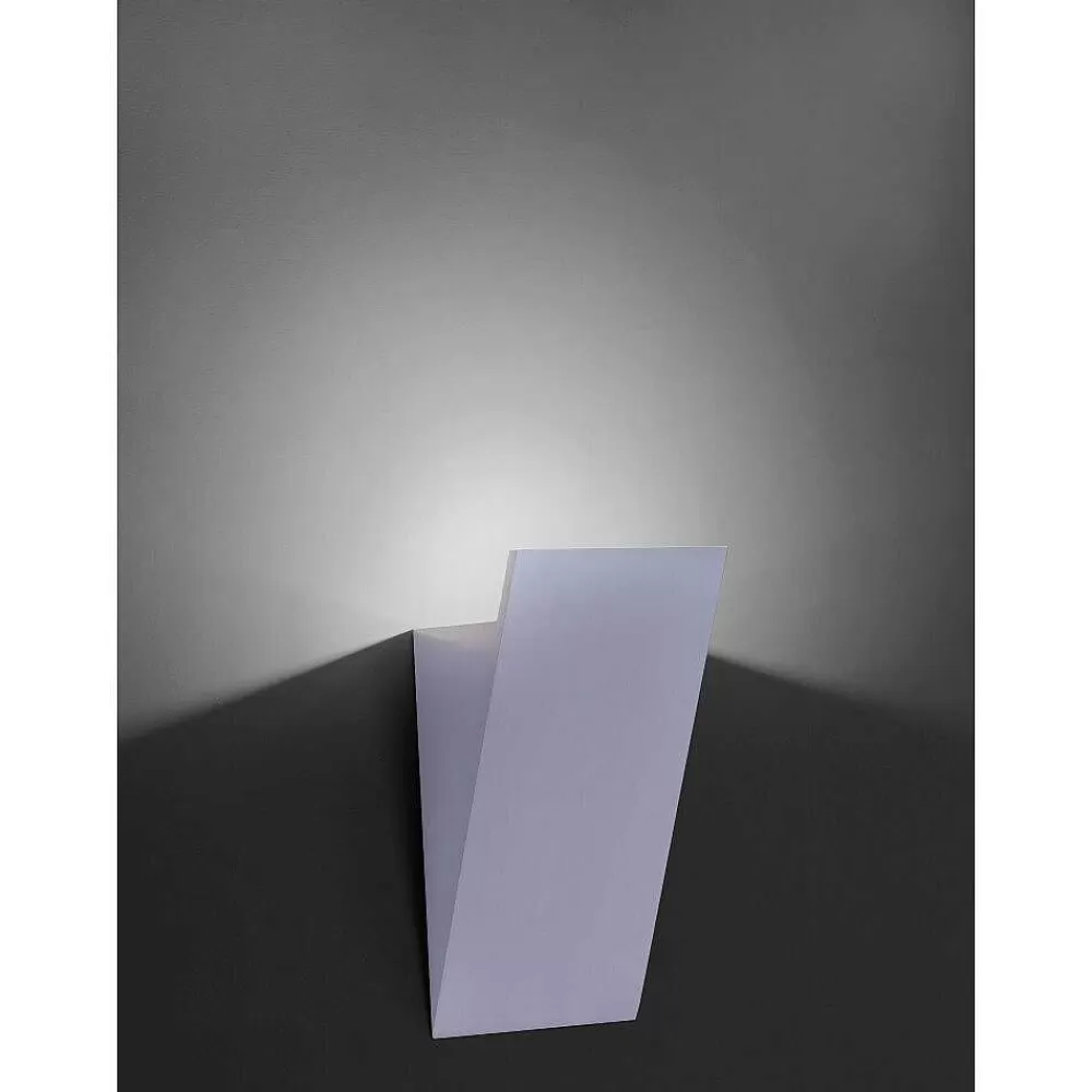 Paul Neuhaus Q-Serie Applique Murale Paul Neuhaus Q-Wedge Led Aluminium, 1 Lumiere, Telecommandes, Changeur De Couleurs