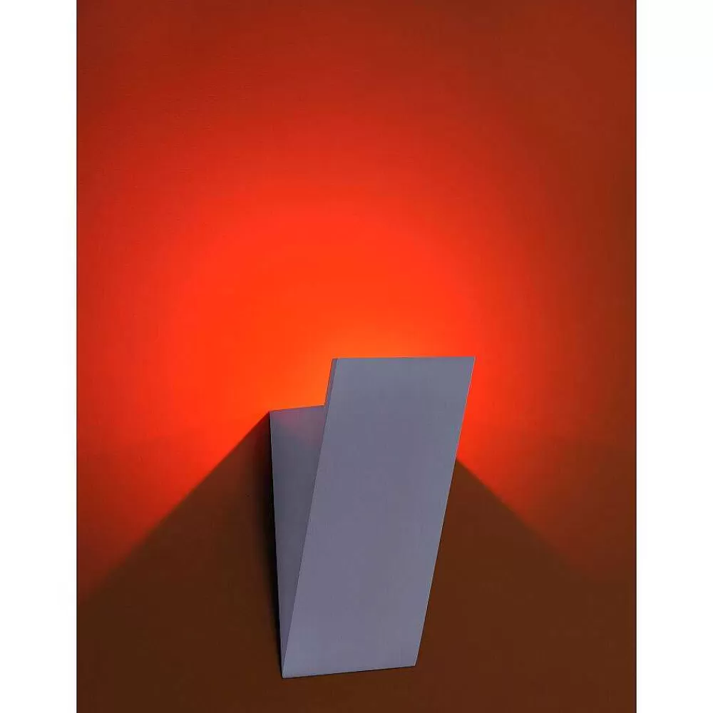 Paul Neuhaus Q-Serie Applique Murale Paul Neuhaus Q-Wedge Led Aluminium, 1 Lumiere, Telecommandes, Changeur De Couleurs