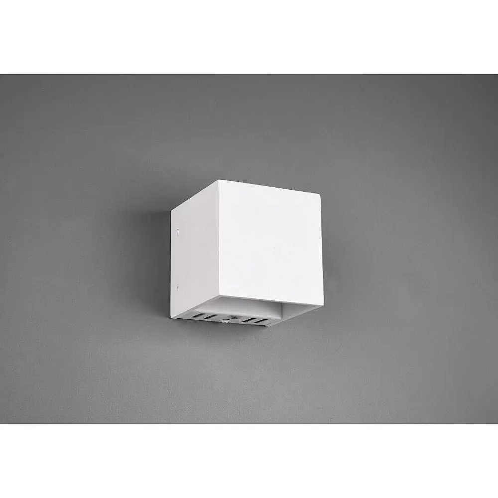Luminaires Trio Applique Murale Trio Figo Led Blanc, 1 Lumiere, Telecommandes, Changeur De Couleurs