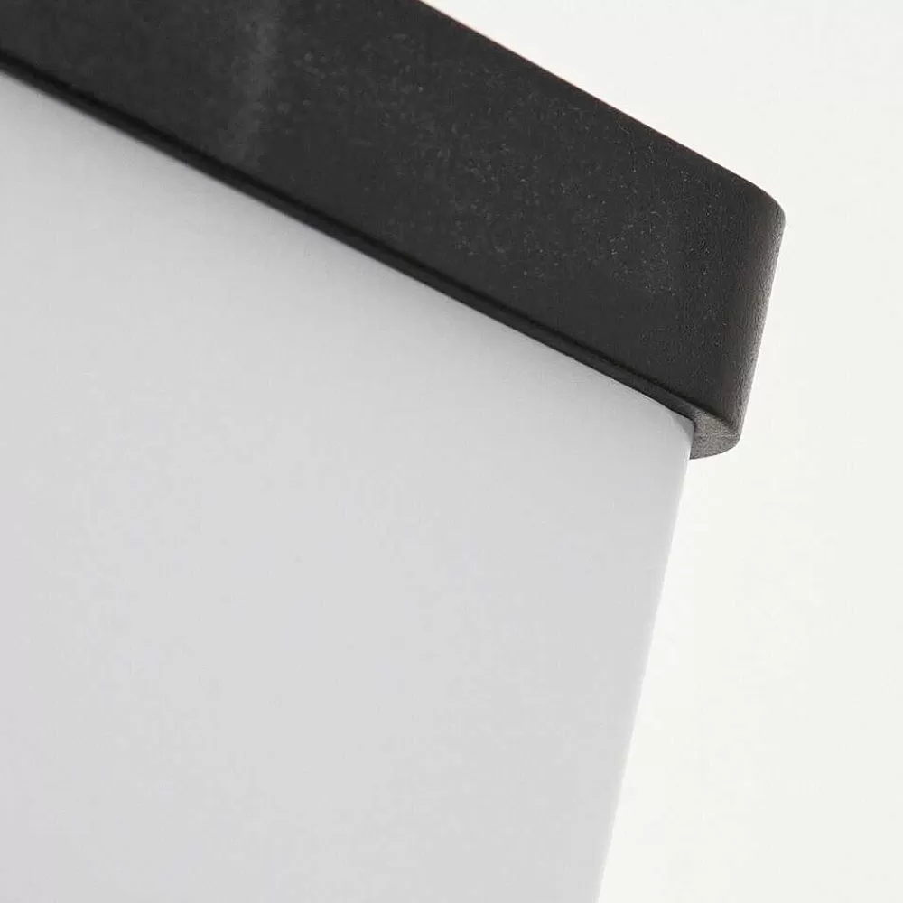 hofstein Applique Solaire Colchagua Led Noir, Blanc, 1 Lumiere, Detecteur De Mouvement
