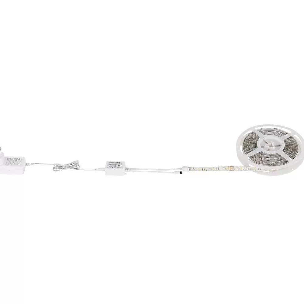 Luminaires Globo Lighting Bande Globo Eduard, 1 Lumiere, Changeur De Couleurs