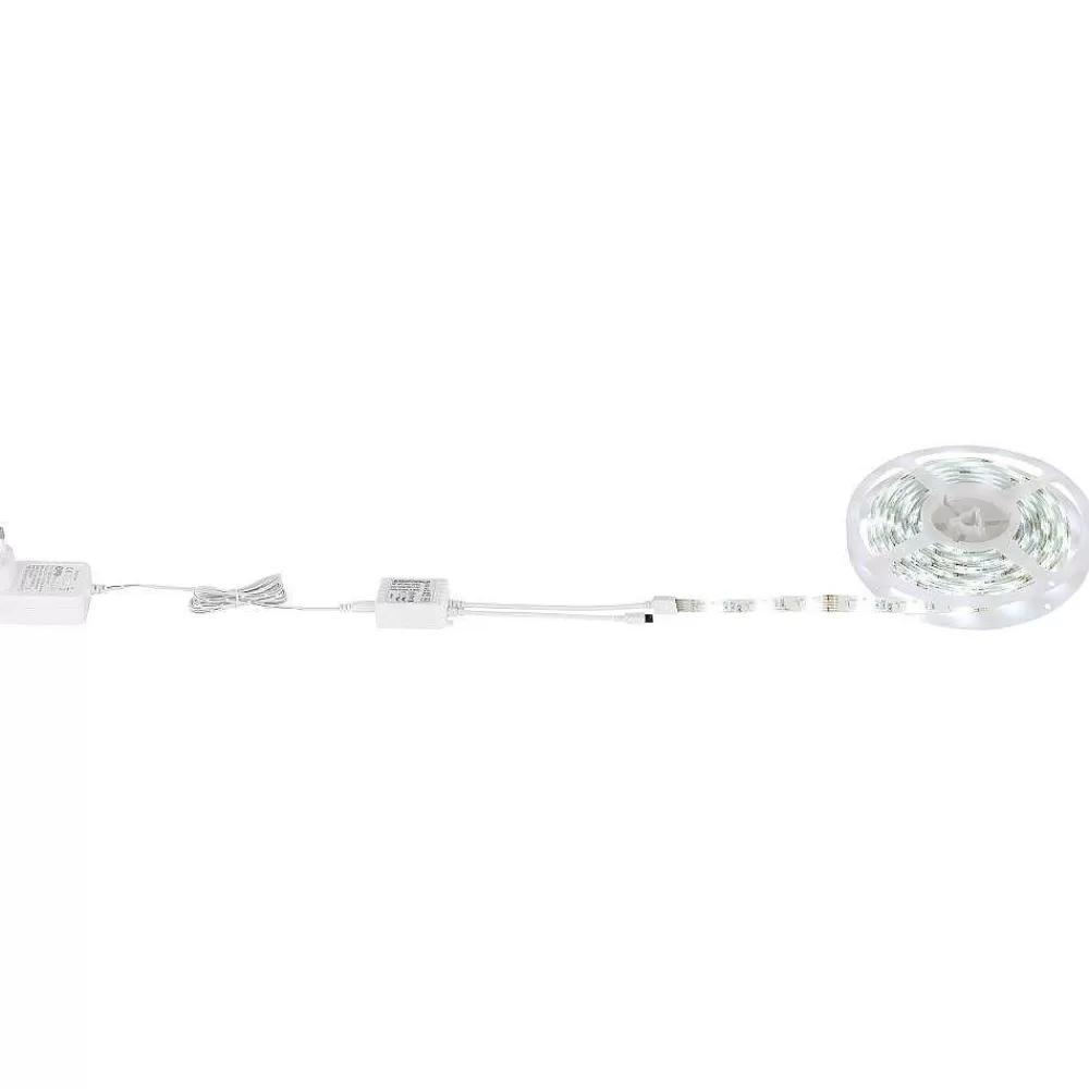 Luminaires Globo Lighting Bande Globo Eduard, 1 Lumiere, Changeur De Couleurs