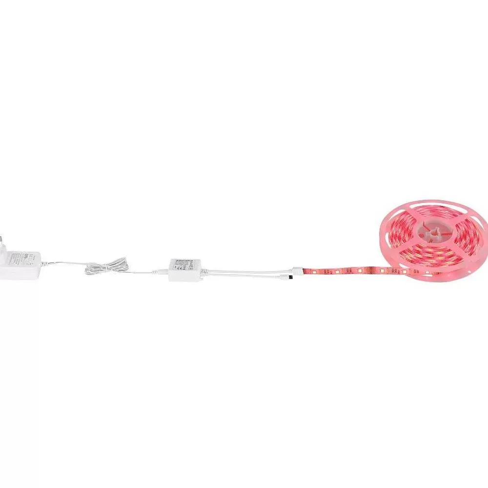 Luminaires Globo Lighting Bande Globo Eduard, 1 Lumiere, Changeur De Couleurs