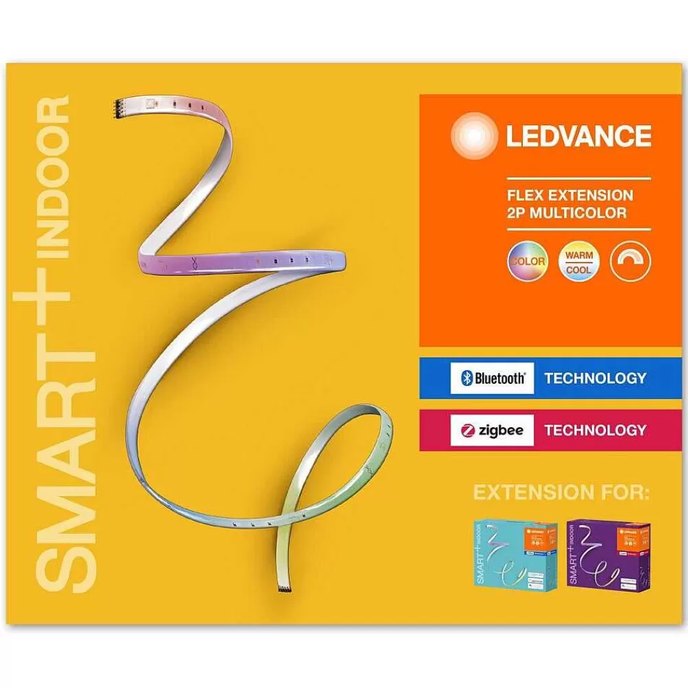 Luminaires Ledvance Bande Led, Kit D'Extension Ledvance Smart+ Blanc, 1 Lumiere, Changeur De Couleurs