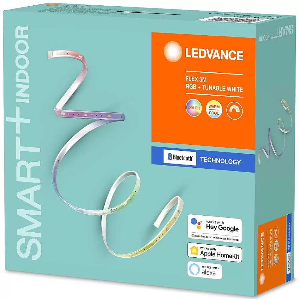 Luminaires Ledvance Bande Led Ledvance Smart+ Flex Blanc, 1 Lumiere, Changeur De Couleurs