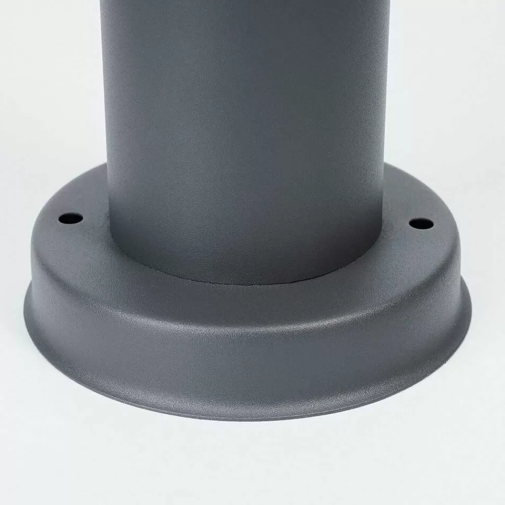 hofstein Borne Lumineuse Caserta Anthracite, 1 Lumiere, Detecteur De Mouvement
