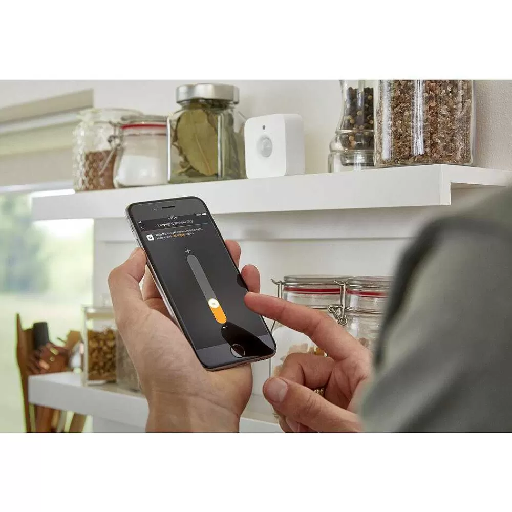 Luminaires Philips Detecteur De Mouvement Philips Hue White & Colour Ambiance Ensis Blanc, Detecteur De Mouvement