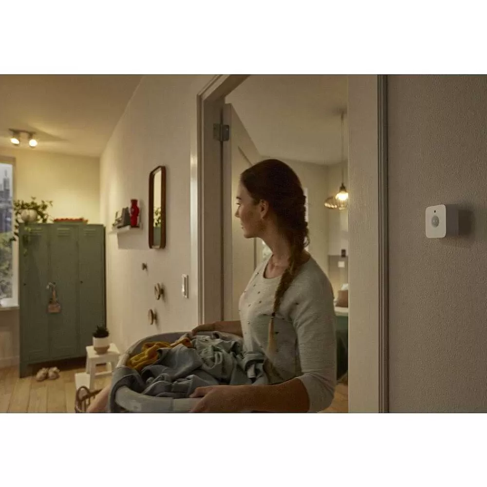 Luminaires Philips Detecteur De Mouvement Philips Hue White & Colour Ambiance Ensis Blanc, Detecteur De Mouvement