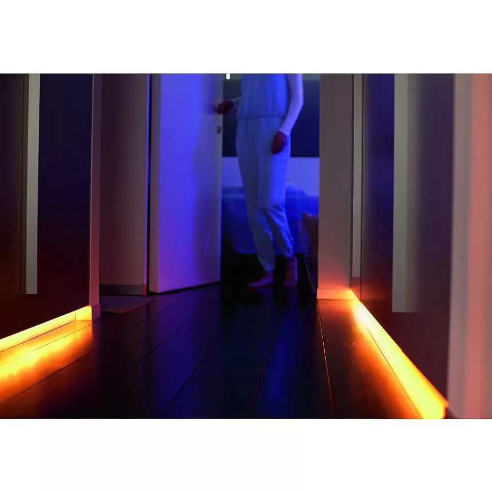 Luminaires Philips Kit De Base Philips Hue Ambiance White & Color Lightstrip Plus Led, 1 Lumiere, Changeur De Couleurs
