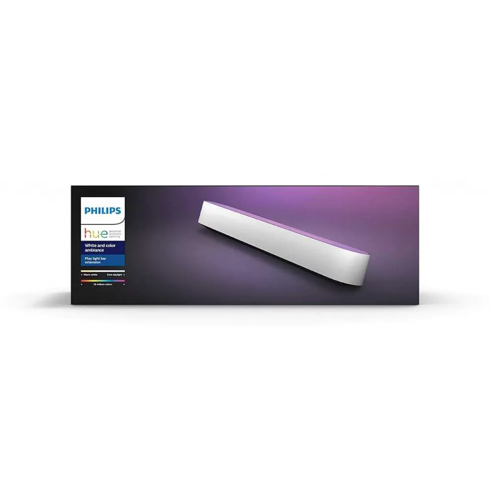 Luminaires Philips Kit D'Extension Philips Hue Ambiance White & Color Play Lightbar Led Noir, Blanc, 1 Lumiere, Changeur De Couleurs