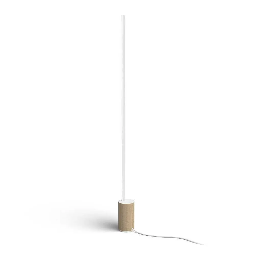 Luminaires Philips Lampadaire Philips Hue Gradient Signe Oak Led Ecru, Blanc, 1 Lumiere
