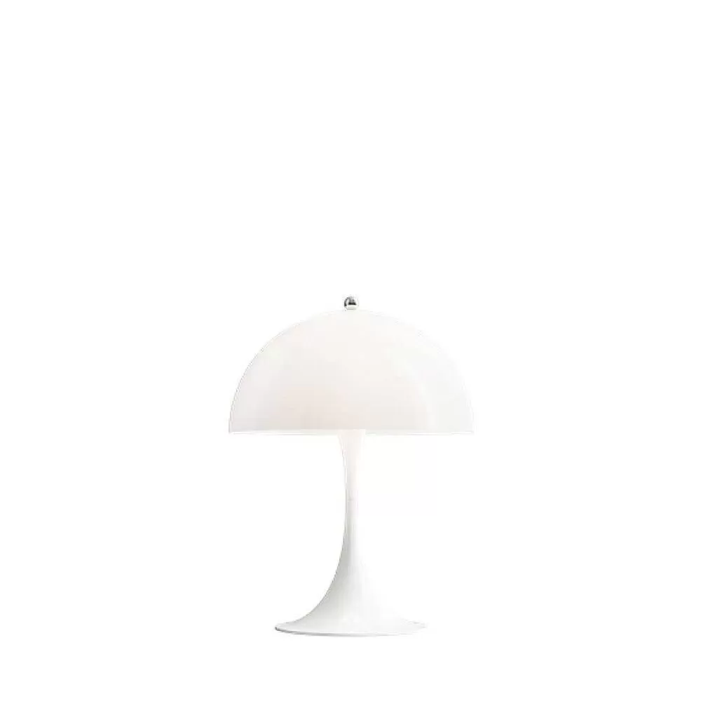 Luminaires Louis Poulsen Lampe A Poser Louis Poulsen Panthella Mini Led Blanc Opale, 1 Lumiere