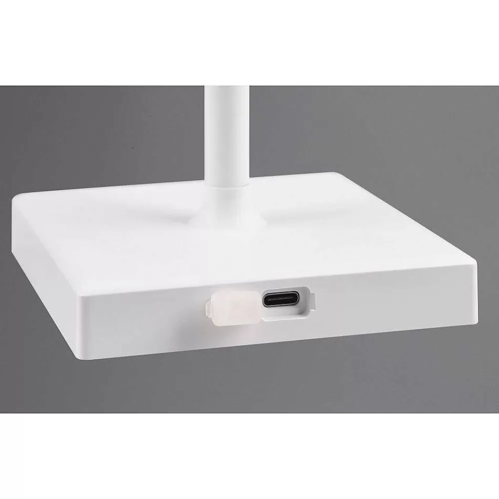 Luminaires Reality Lampe A Poser Reality Sanchez Led Blanc, 1 Lumiere, Changeur De Couleurs