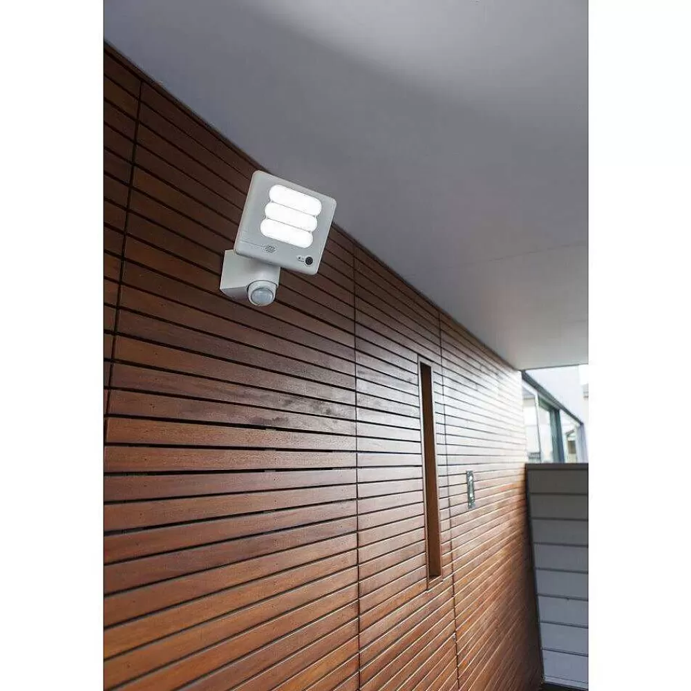Luminaires Lutec Lampe Avec Camera Lutec Esa Led Blanc, 1 Lumiere, Detecteur De Mouvement