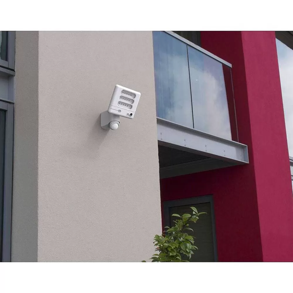 Luminaires Lutec Lampe Avec Camera Lutec Esa Led Blanc, 1 Lumiere, Detecteur De Mouvement