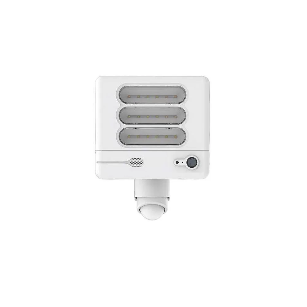 Luminaires Lutec Lampe Avec Camera Lutec Esa Led Blanc, 1 Lumiere, Detecteur De Mouvement