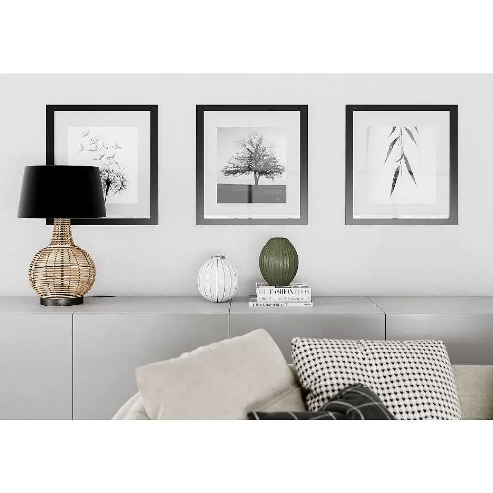 By Rydéns Lampe De Table By Rydens Granada Bois Clair, Noir, 1 Lumiere