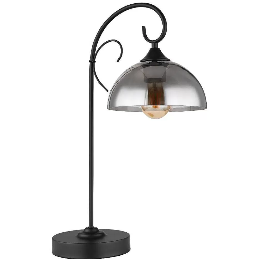 Luminaires Globo Lighting Lampe De Table Globo Cottage Noir, 1 Lumiere