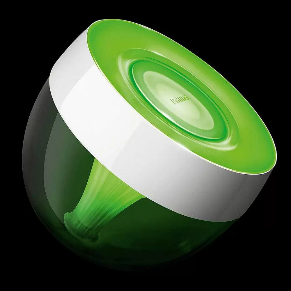Luminaires Philips Lampe De Table, Kit D'Extension Philips Hue Ambiance White & Color Iris Led Transparent, Blanc, 1 Lumiere, Changeur De Couleurs