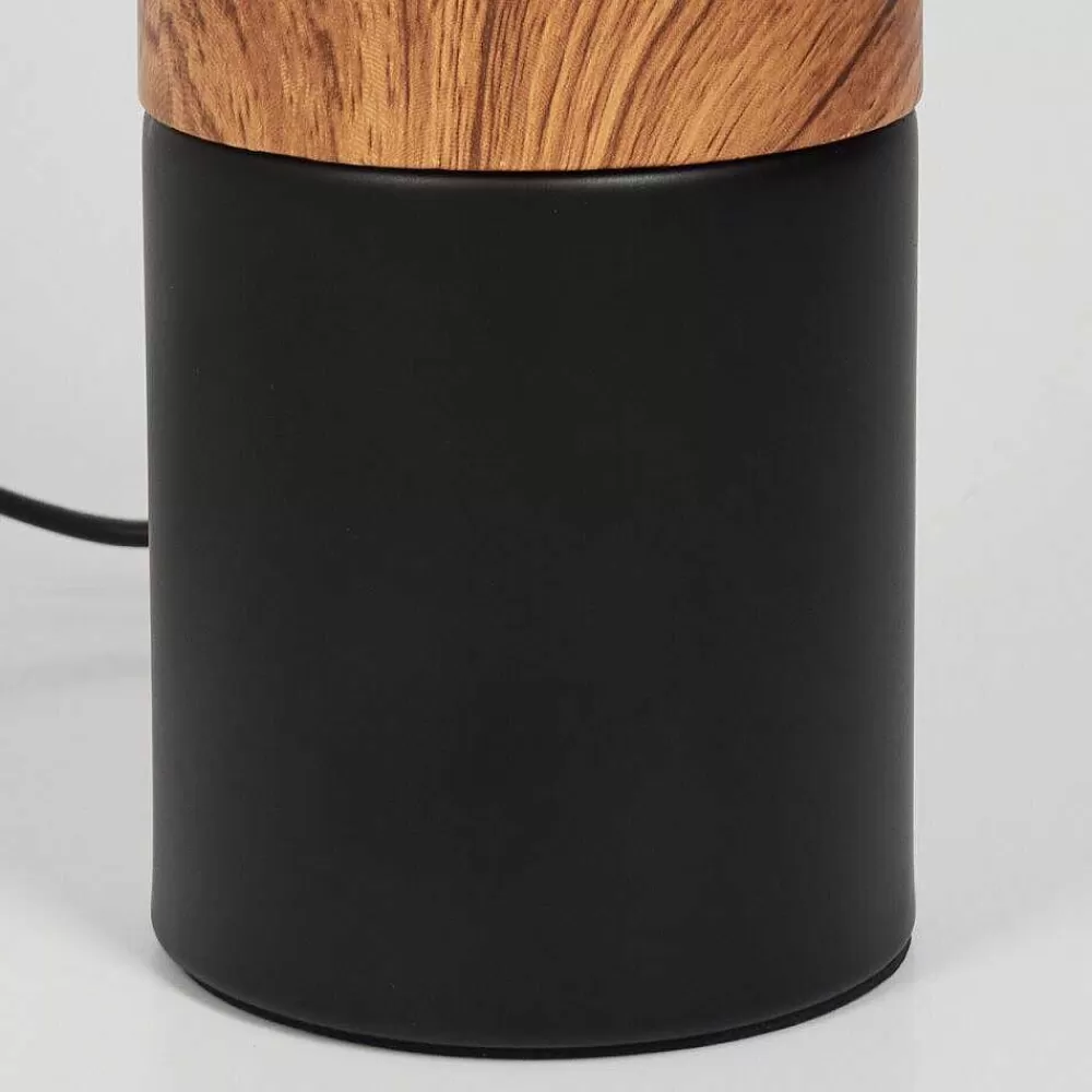 hofstein Lampe De Table Lorrain Couleur Bois, 1 Lumiere