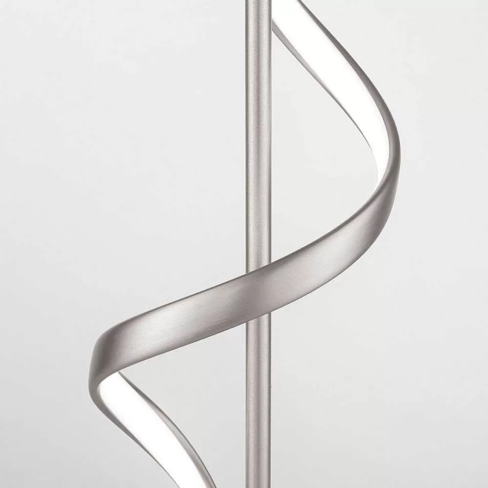 Paul Neuhaus Q-Serie Lampe De Table Paul Neuhaus Qswing Led Argente, 1 Lumiere, Telecommandes