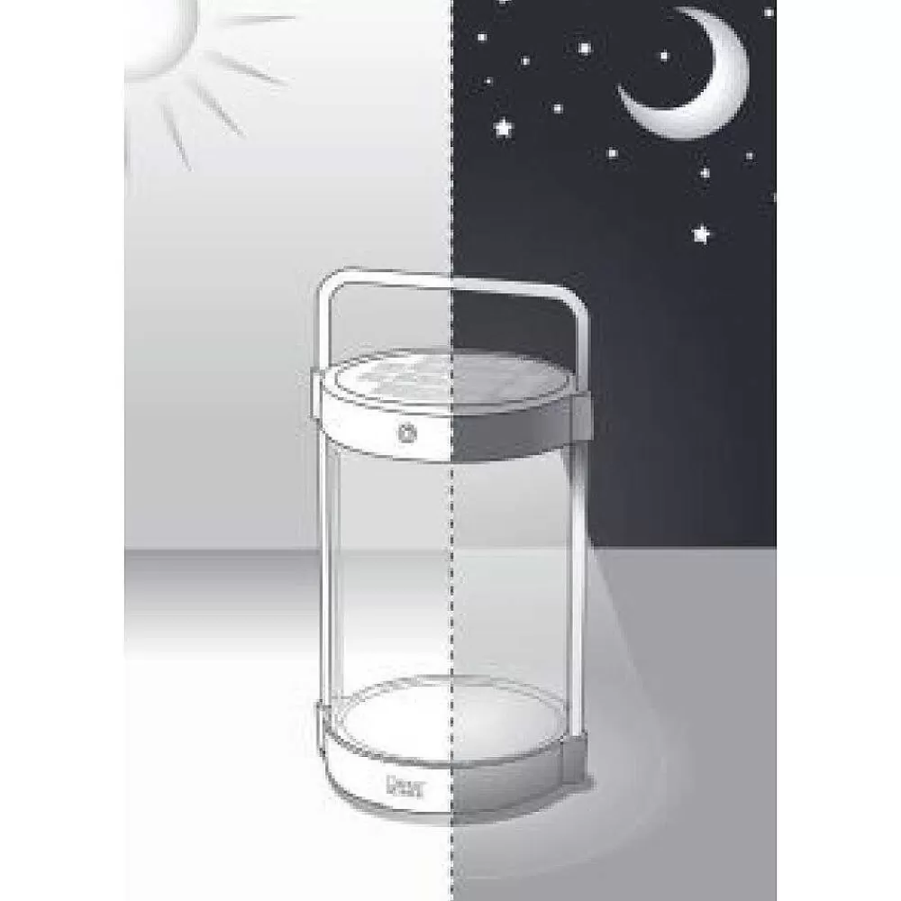 Luminaires Konstsmide Lampe De Table Solaire Konstsmide Crotone Led Noir, 1 Lumiere