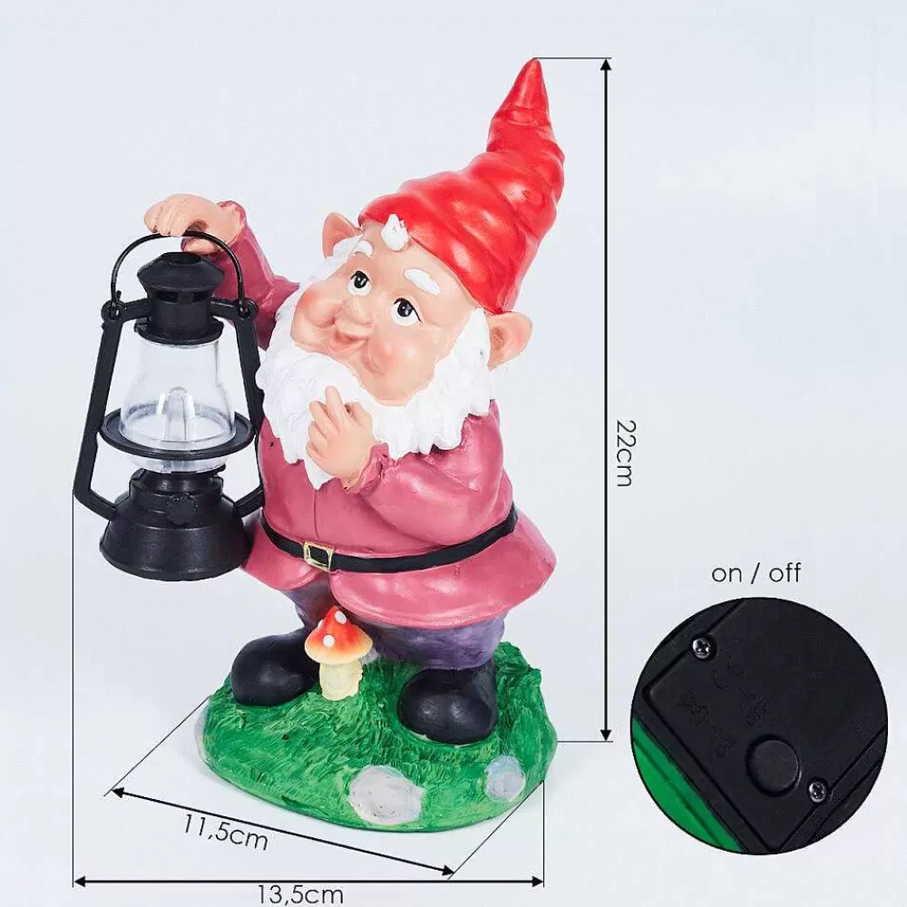 hofstein Lampe Solaire Katiao Led Multicolore, 1 Lumiere