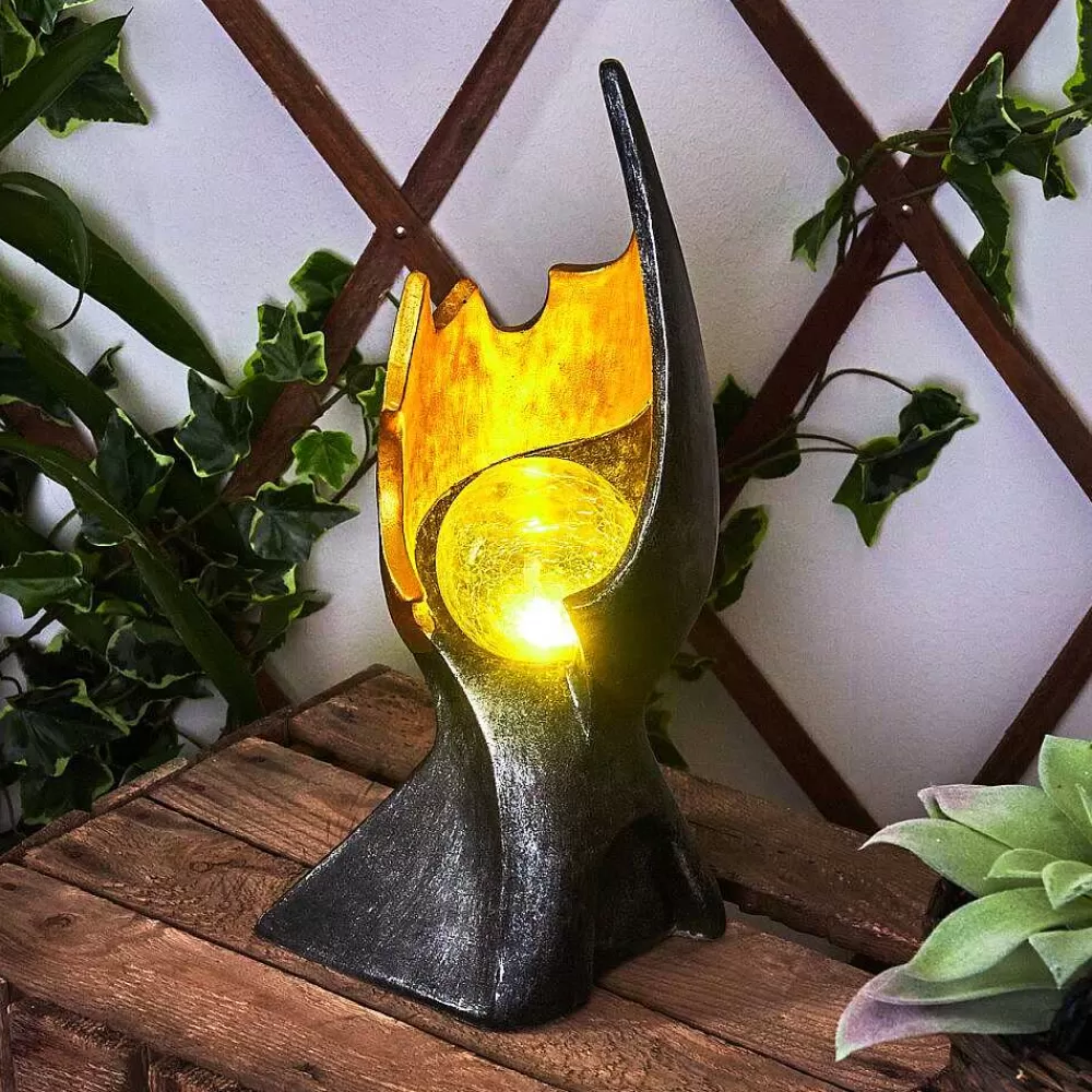 hofstein Lampe Solaire Kolo Led Or, Gris, Noir, 1 Lumiere
