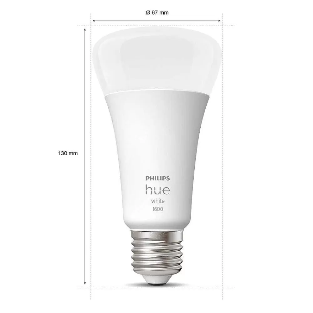 Luminaires Philips Led E27 15,5 Watt 2200 - 6500 Kelvin 1100 Lumen Philips Hue White