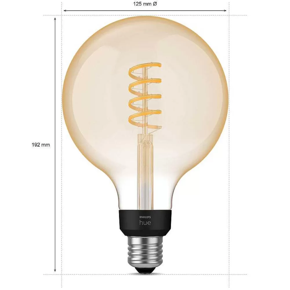 Luminaires Philips Led E27 7 Watt 2200 - 4500 Kelvin 550 Lumen Philips Hue White Ambiance