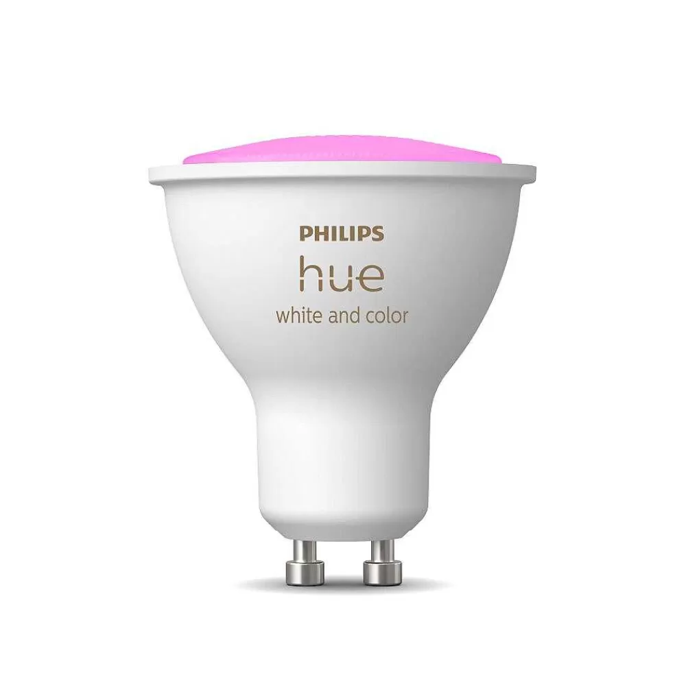 Luminaires Philips Led Gu10 4,3 Watt 2000 - 6500 Kelvin 230 Lumen Philips Hue White & Color Ambiance