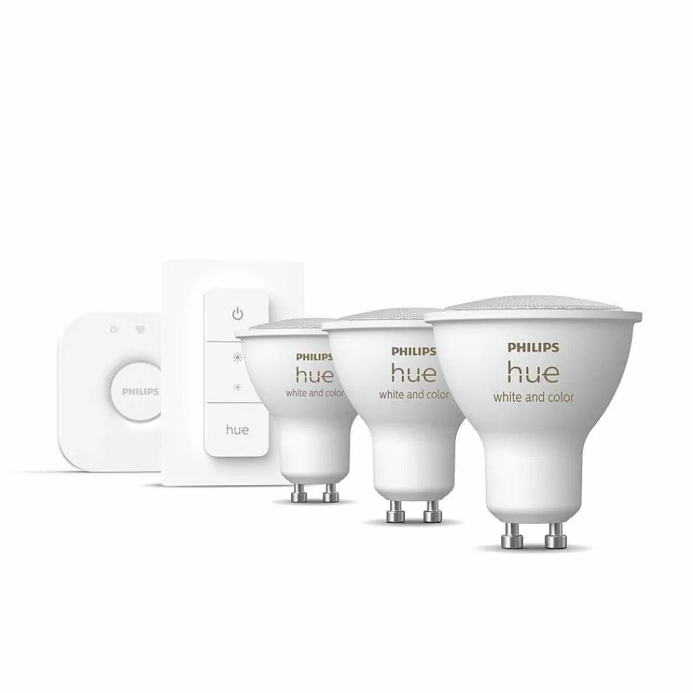Luminaires Philips Led Gu10 4,3 Watt 2000 - 6500 Kelvin 230 Lumen Philips Hue White & Color Ambiance
