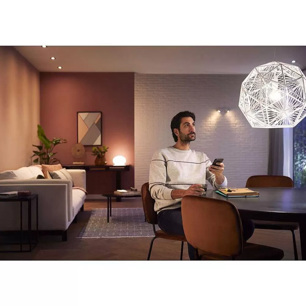 Luminaires Philips Led Gu10 5,2 Watt 2700 Kelvin 400 Lumen Philips Hue White