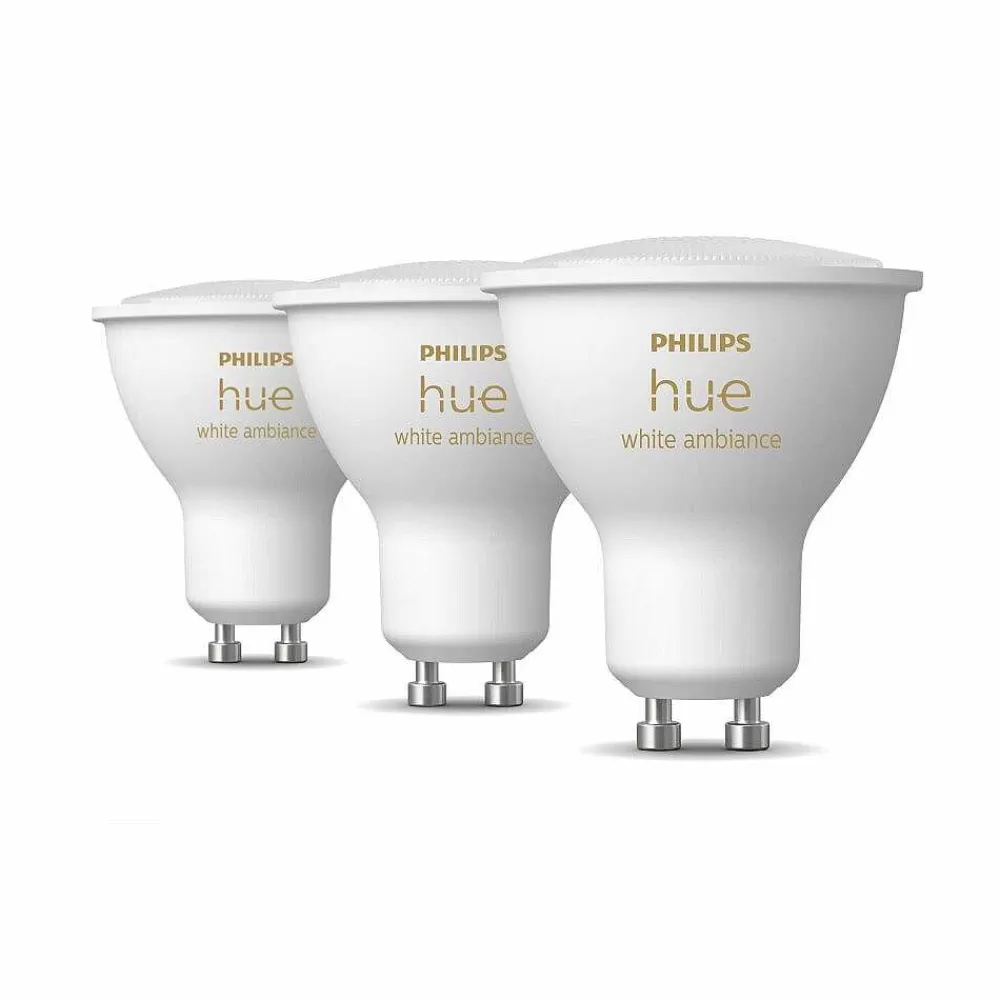 Luminaires Philips Led Gu10 5 Watt 2200 - 6500 Kelvin 250 Lumen Philips Hue White Ambiance
