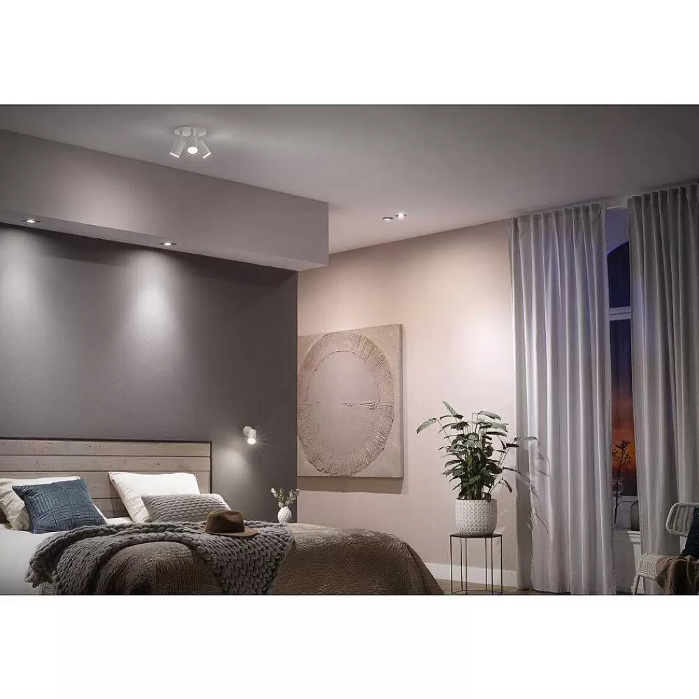 Luminaires Philips Led Gu10 5 Watt 2200 - 6500 Kelvin 250 Lumen Philips Hue White Ambiance