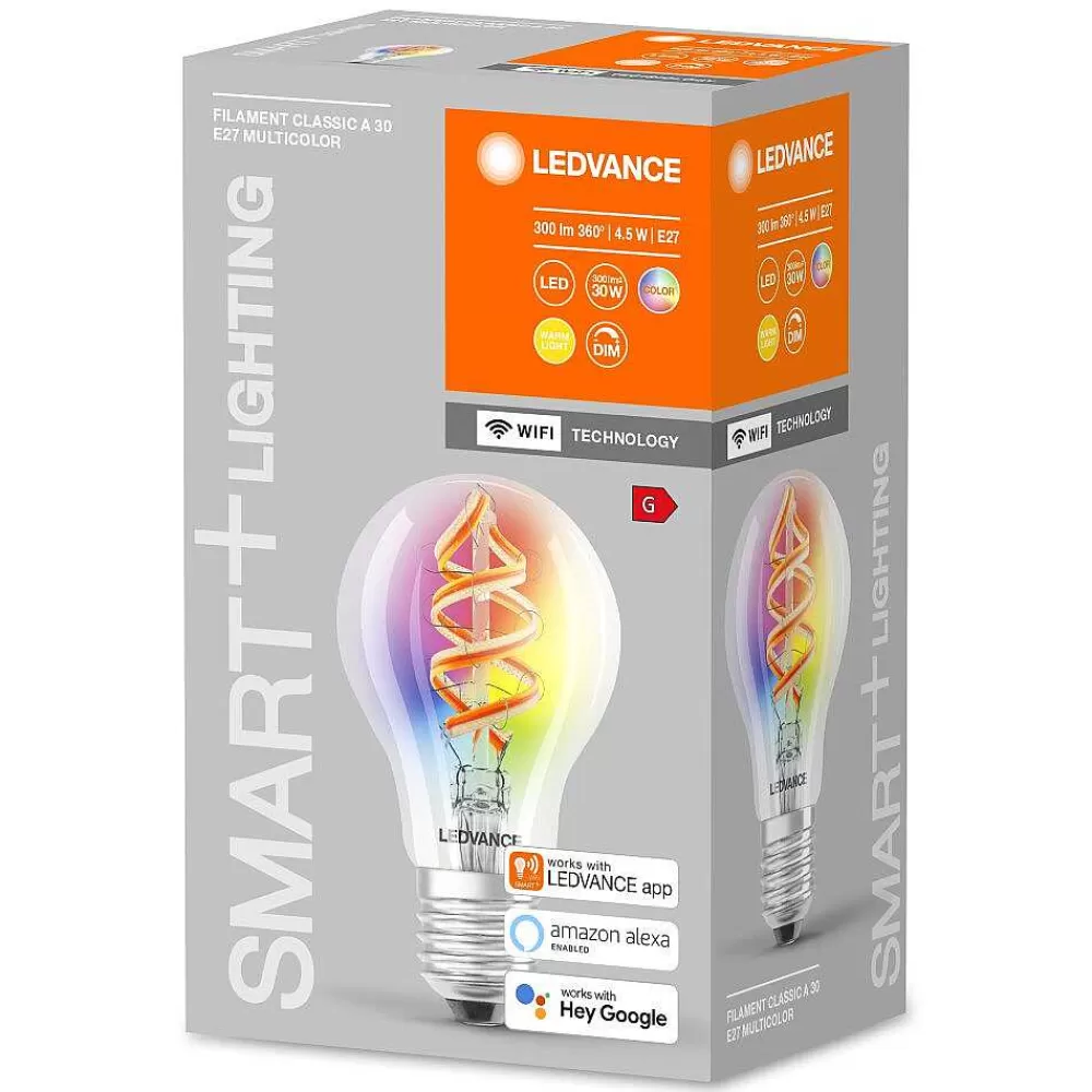 Luminaires Ledvance Ledvance Smart+ Wifi Led E27 4,5 Watt 2700 Kelvin 300 Lumen