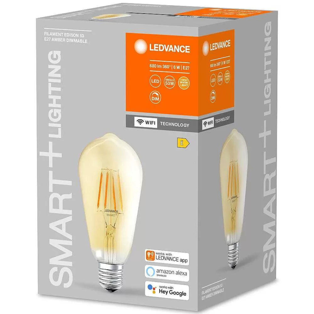Luminaires Ledvance Ledvance Smart+ Wifi Led E27 6 Watt 2400 Kelvin 680 Lumen