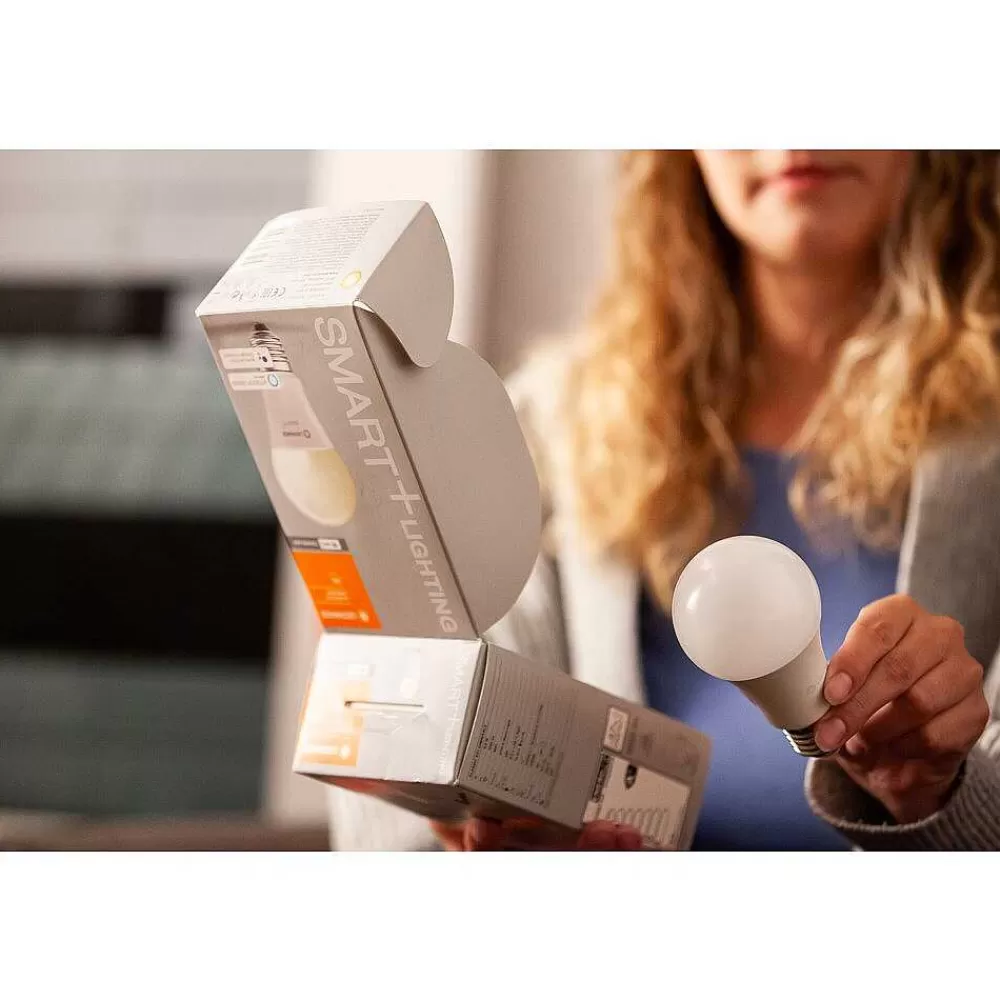 Luminaires Ledvance Ledvance Smart+ Wifi Lot De 3 Led E27 9 Watt 2700-6500 Kelvin 806 Lumen