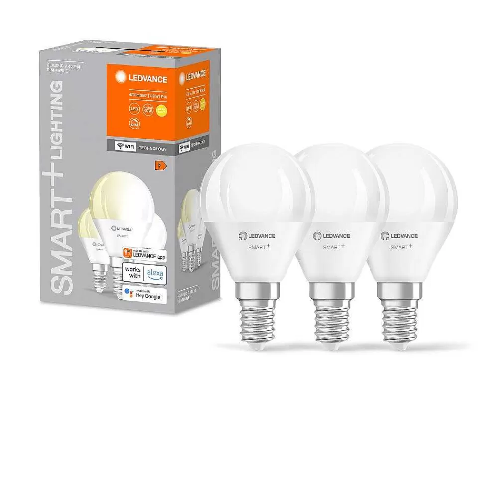 Luminaires Ledvance Ledvance Smart+ Wifi Set De 3 Led E14 4,9 Watt 2700 Kelvin 470 Lumen