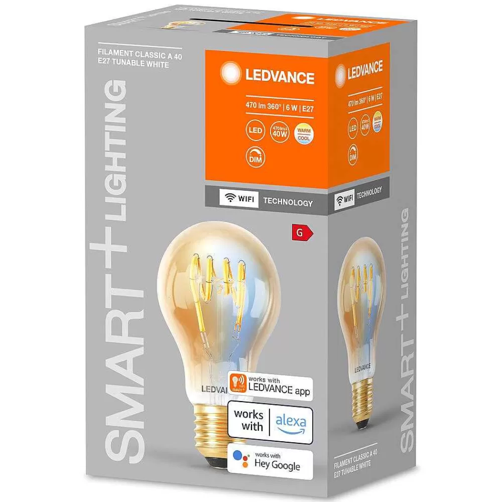 Luminaires Ledvance Ledvance Smart+Wifi Led E27 6 Watt 2200-5000 Kelvin 470 Lumen