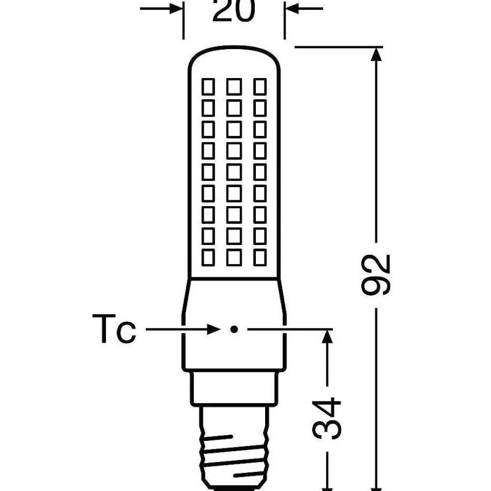 Luminaires Ledvance Osram Led E14 7 Watt 2700 Kelvin 806 Lumen