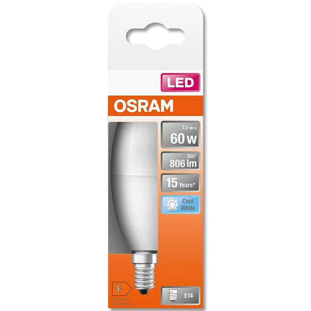 Luminaires Osram Osram Led Star E14 7,5 Watt 4000 Kelvin 806 Lumen